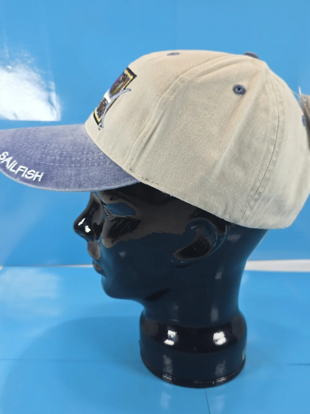 Flying Fisherman Sailfish Embroidered Fishing Hat NWT
